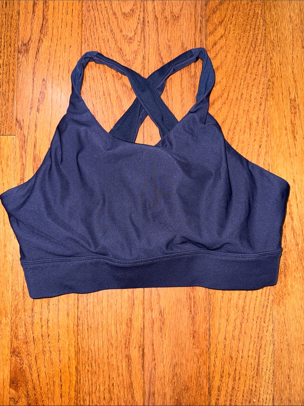 Fabletics Navy Cross-Back Sports Bra